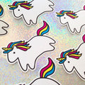 rainbow sparkle collective cute unicorns stickers