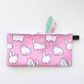 Baby Cats Zipper Pouch (Pink/Periwinkle)