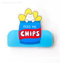 'Feed Me Chips' Bag Clip
