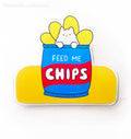 'Feed Me Chips' Bag Clip