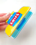 'Feed Me Chips' Bag Clip