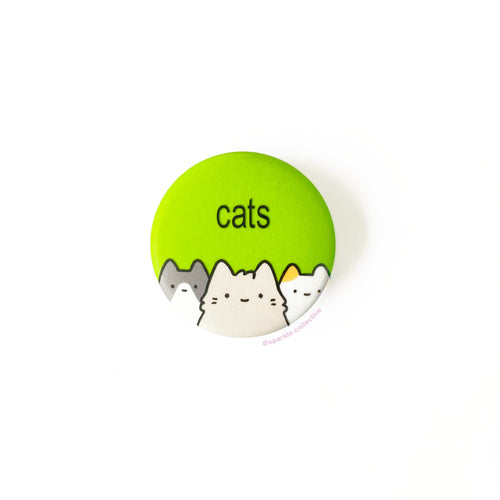 Brat 'Cats' Button (1.5-inch)