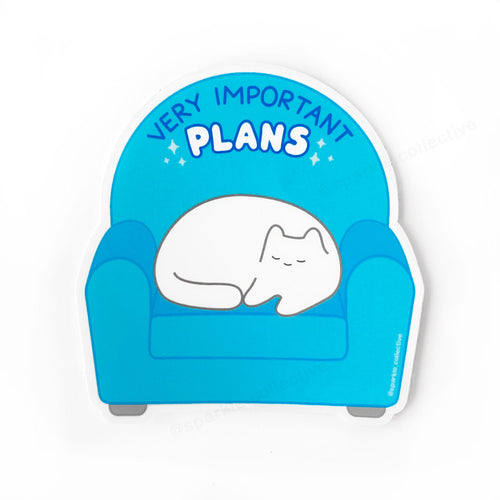 'Very Important Plans' Vinyl Sticker