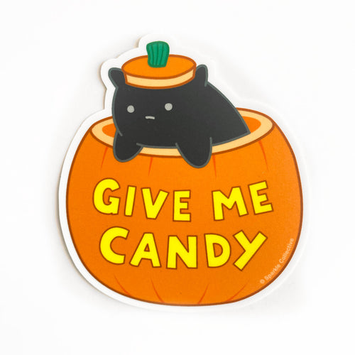 'Give Me Candy' Halloween Vinyl Sticker