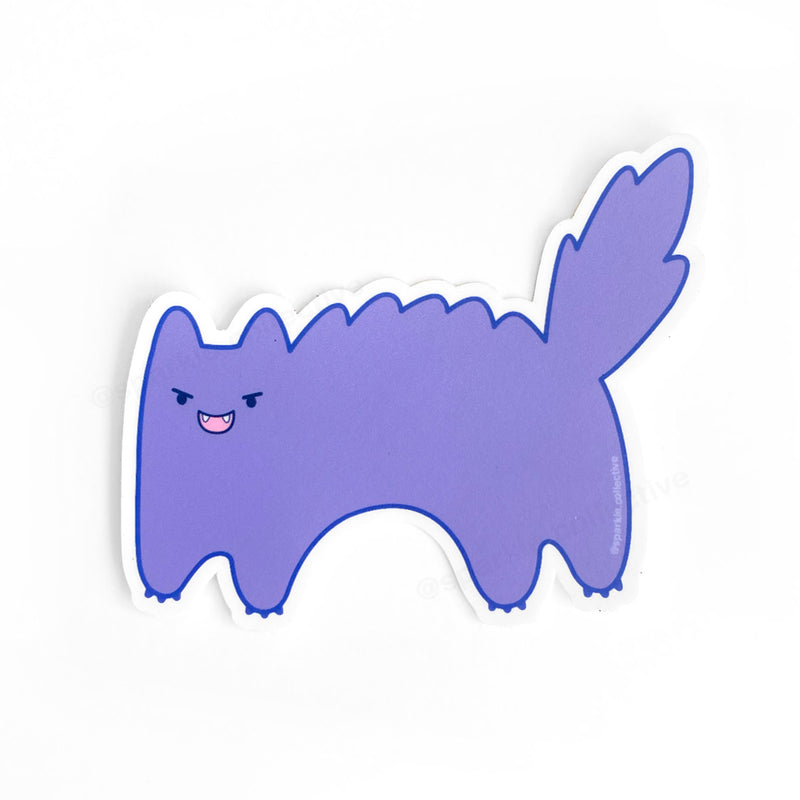 Scaredy Cat Vinyl Sticker
