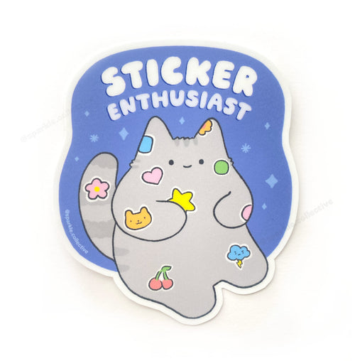 'Sticker Enthusiast' Vinyl Sticker