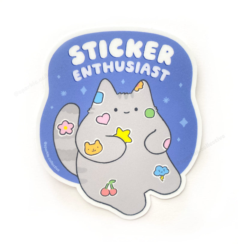 'Sticker Enthusiast' Vinyl Sticker