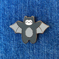 Spooky Bat Cat Enamel Pin