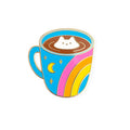 Cosmic Coffee Cup Enamel Pin