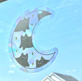 Crescent Moon Suncatcher Window Decal