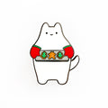 Holiday Cookie Cat Enamel Pin