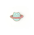 Baby Cat Home Planet Enamel Pin