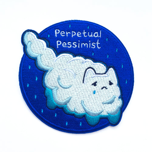 Perpetual Pessimist Iron-on Patch