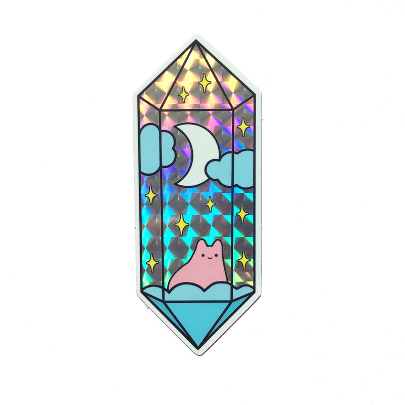 Mystical Crystal Prismatic Sticker