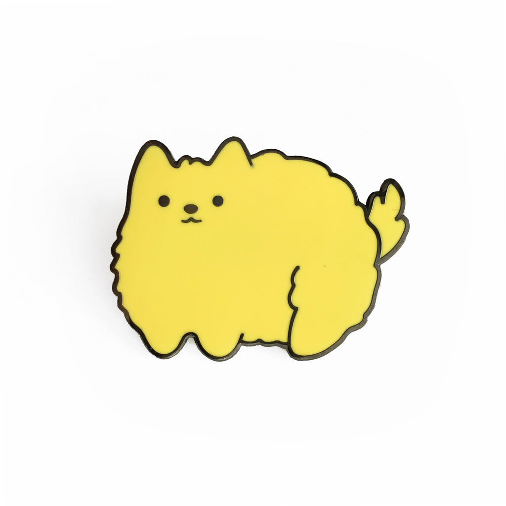 Floofy Pup Enamel Pin – Sparkle Collective