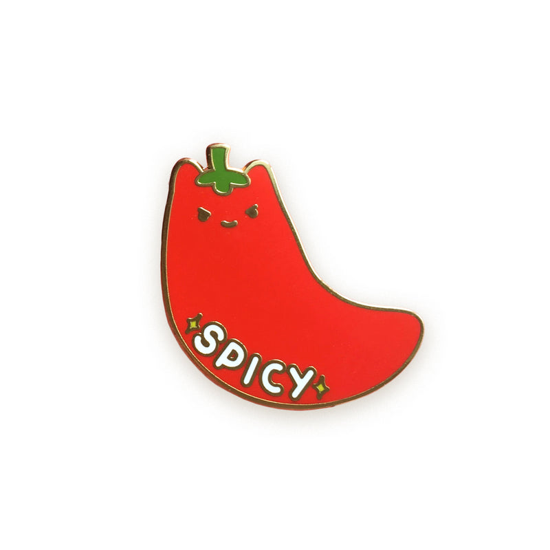 Spicy Pepper Cat Enamel Pin