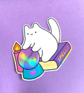 Magic Shop Cat Holographic Sticker