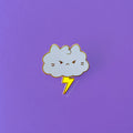 Thundercloud Cat Enamel Pin